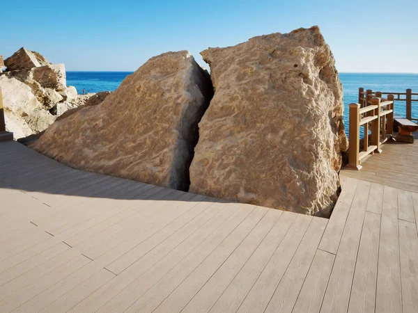 Rock trail in Aktau. — Stock Photo, Image