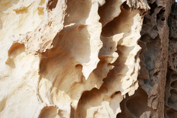 Roca Arenosa Superficial Orilla Rocosa Del Mar Caspio —  Fotos de Stock