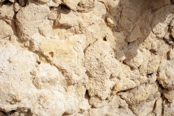 Sandsten Ytan Klippig Strand Vid Kaspiska Havet — Stockfoto