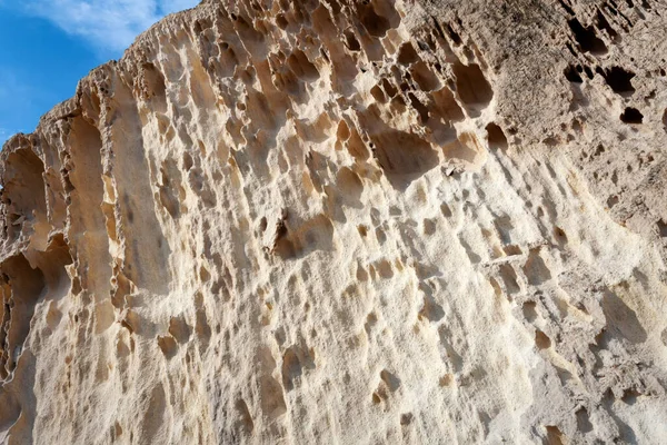 Поверхностный Песчаный Камень Скалистый Берег Каспийского Моря — стоковое фото