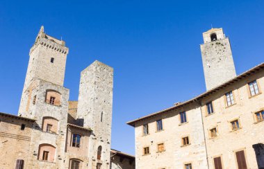 San gimignano, Toskana, İtalya