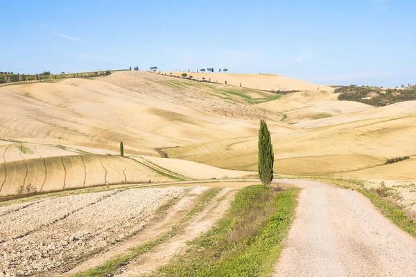 Krajobraz w Toskanii, Włochy — Zdjęcie stockowe