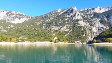 Gorges du Verdon Güney Fransa yelkenli tekne