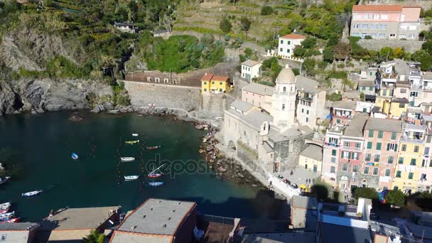 Vernazza v cinque terre, Itálie — Stock video