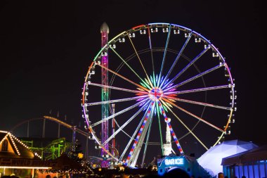 Hyde Park'ın kış harikalar diyarı Parkı, Londra İngiltere konumlar