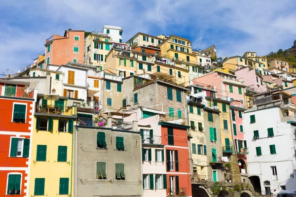 Restaurantes italianos em Cinque Terre, Italia — Fotografia de Stock