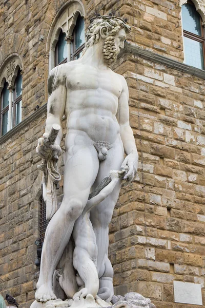 Fontana del Nettuno, Firenze, Italia — Foto Stock