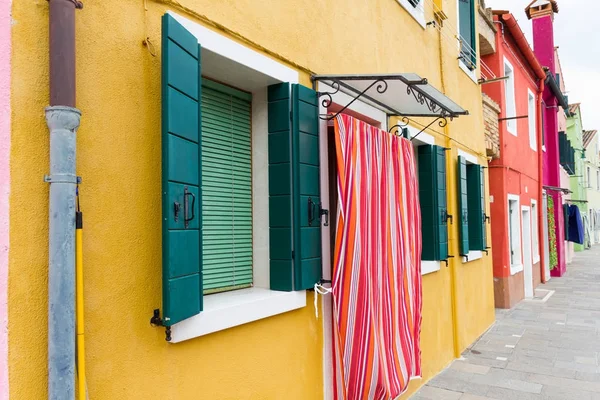 Cidade Burano Veneto Itália — Fotografia de Stock