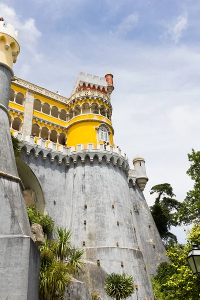 Синтра Портваль Июня 2017 Года Вид Palacio Nacional Pena Pena — стоковое фото