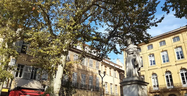 Cours Mirabeau Street Aix Provence France — 스톡 사진