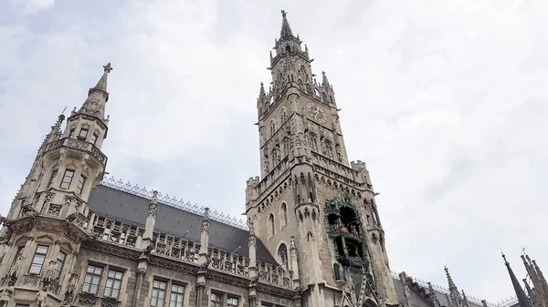 Marienplatz Centrum Munique Niemcy — Zdjęcie stockowe