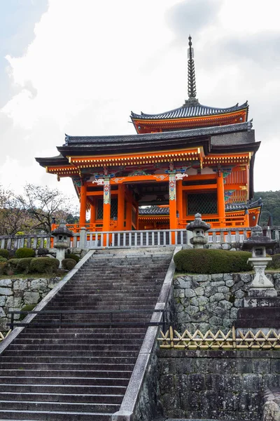 日本京都Higashiyama Ward Kiyomizu-dera寺 — 图库照片