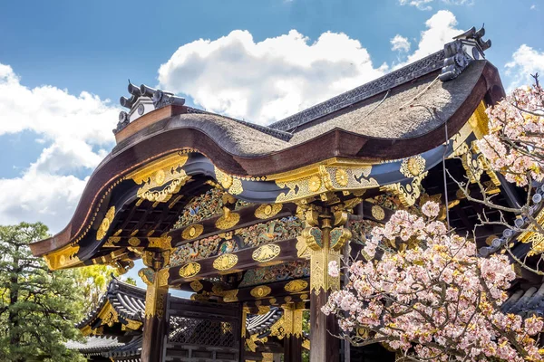 Nijo castle, kyoto, Japonsko — Stock fotografie