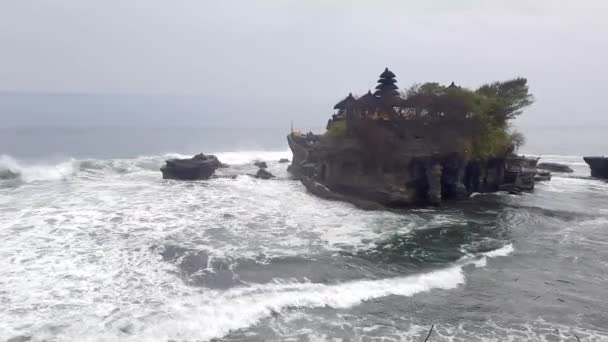 Tanah Lot Temple Μπαλί Ινδονησία — Αρχείο Βίντεο