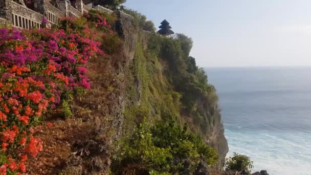 Pura Luhur Uluwatu Tempel Bali Indonesien — Stockvideo