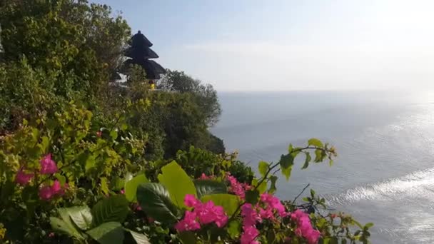 Pura Luhur Uluwatu Tempel Bali Indonesien — Stockvideo