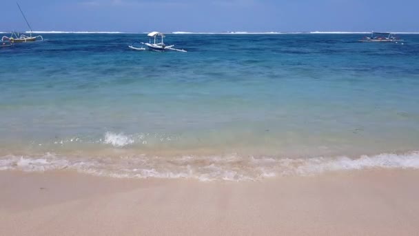バリ島の砂浜 インドネシア — ストック動画