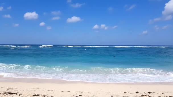 Песчаный Пляж Бали Индонезия — стоковое видео