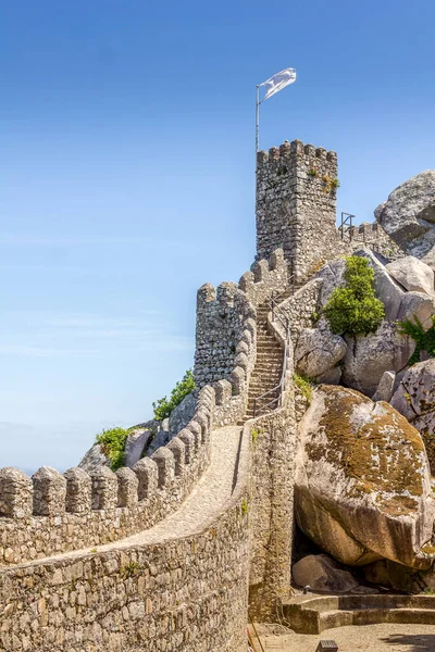 Castelo Dos Mouros Sintra Portugal — Fotografia de Stock
