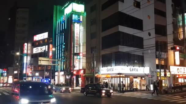 Tokio Japan April 2019 Wandelaars Omgeving Van Shibuya Het Commerciële — Stockvideo