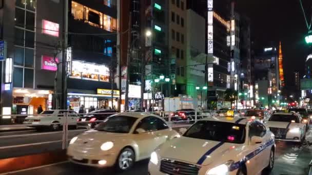 Tokyo Japon Avril 2019 Des Gens Marchent Dans Région Shibuya — Video