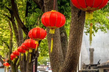Doğu Çin, Suzhou 'daki doğu fenerleri.