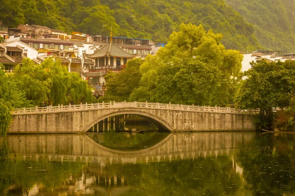 Vista Ciudad Guilin China — Foto de Stock