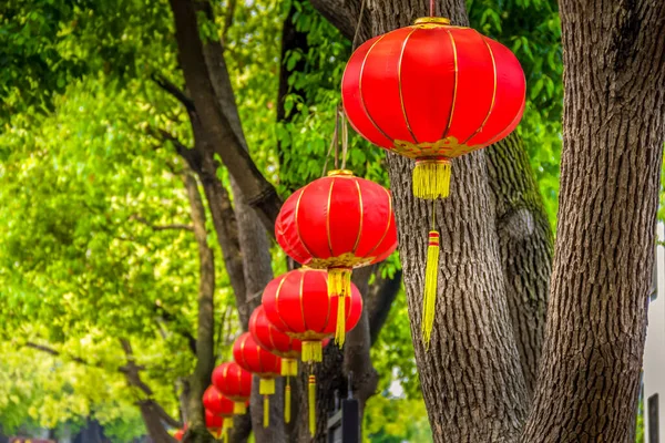 Oriental Lanterns Suzhou Eastern China — Stock Photo, Image