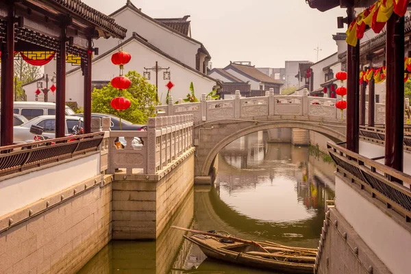 Vattenstaden Suzhou Kina — Stockfoto