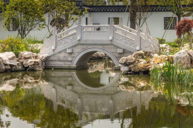 Asya bahçesindeki göl ve göl, Suzhou, Çin
