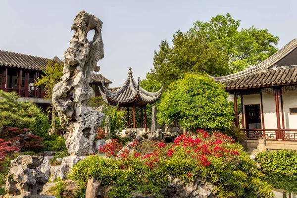 Κινέζικος Κήπος Στη Σαγκάη Κίνα — Φωτογραφία Αρχείου