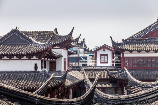 Veduta Della Città Vecchia Shanghai Cina — Foto Stock