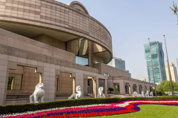 View Shanghai Museum People Square Huangpu District Shanghai China — Stock Photo, Image