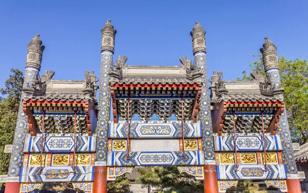 Archway Summer Palace Beijing China — Stockfoto