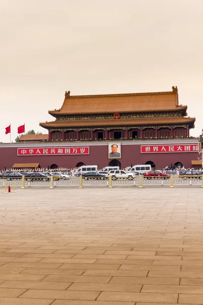 Peking Kina Maj 2011 Ingången Till Den Berömda Förbjudna Stadens — Stockfoto