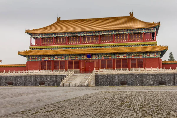 Pohled Zakázané Město Peking Čína — Stock fotografie