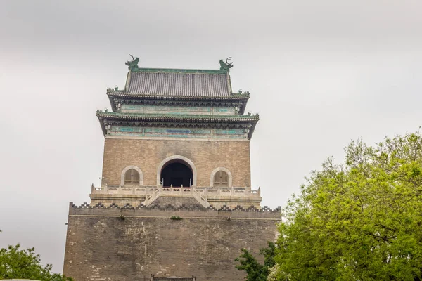 Dzwonnica Pekinie Chiny — Zdjęcie stockowe