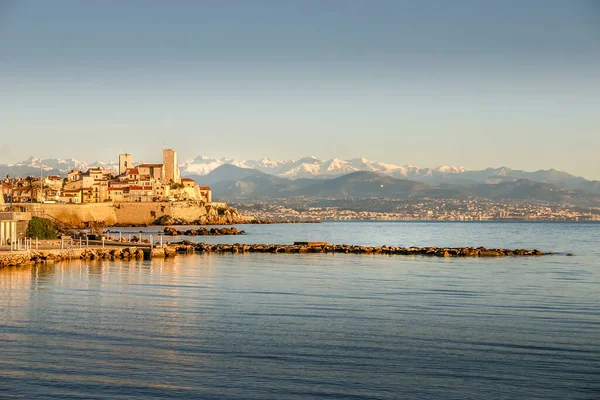 Vista Antibes Costa Azul — Foto de Stock