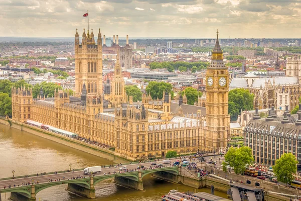 Aerial View London City — Stock Photo, Image