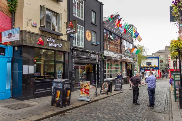 Dublín Irlanda Mayo 2018 Vista Del Área Temple Bar Lugar — Foto de Stock