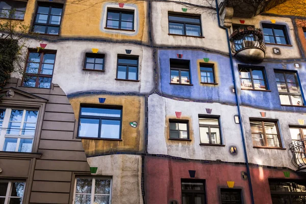 Hundertwasser House Wien Österrike — Stockfoto