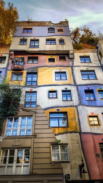 Hundertwasser House Wien Österrike — Stockfoto