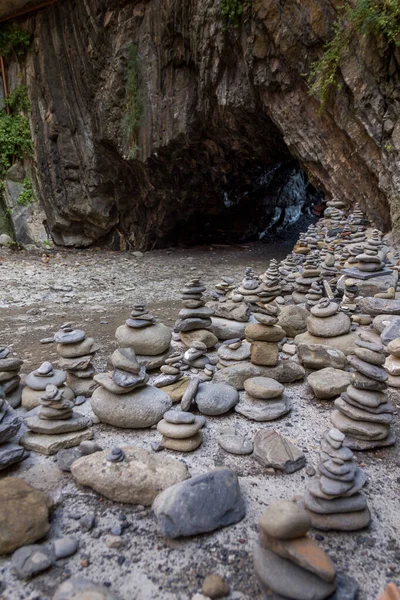 Piles of stones in Vernazza, Cinque Terre, Italy