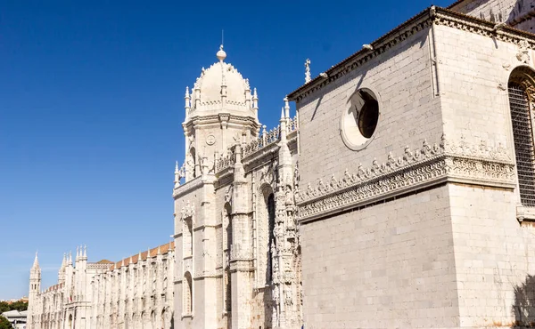 Het Jeronimos Klooster Kerk Van Santa Maria Belem Lissabon Portugal — Stockfoto