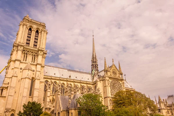 Notre Dame Cathedral Παρίσι Γαλλία — Φωτογραφία Αρχείου