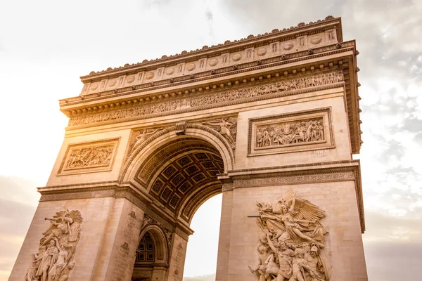 Triumfbågen Paris Frankrike — Stockfoto