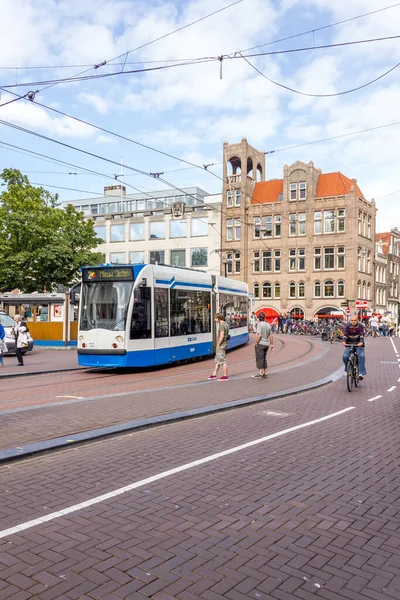 Amsterdam Nizozemsko Září 2012 Lidé Procházející Slavném Květinovém Trhu Byl — Stock fotografie