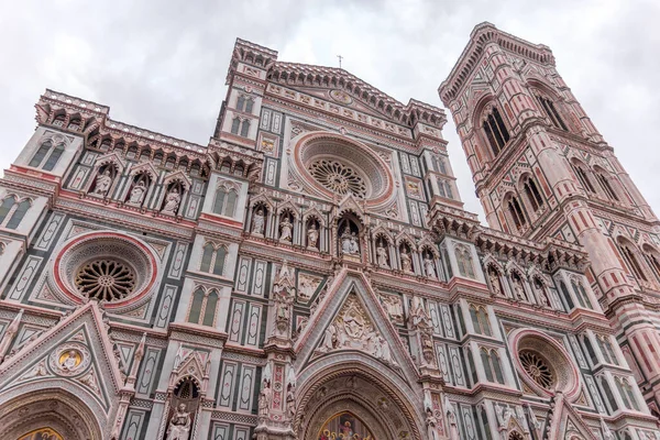 Basilica Santa Maria Del Fiore Giotto Campanile Florencie Itálie — Stock fotografie