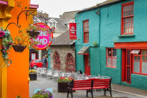 Kinsale Cork Irlanda Maio 2018 Casas Coloridas Rua Market Newman — Fotografia de Stock
