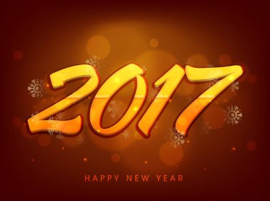 Yeni yıl için şık metinle tebrik kartı.